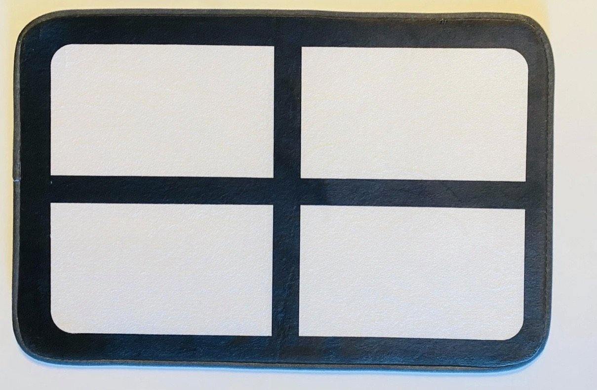 Custom 4 Panel Rug - Family First Designs LLC