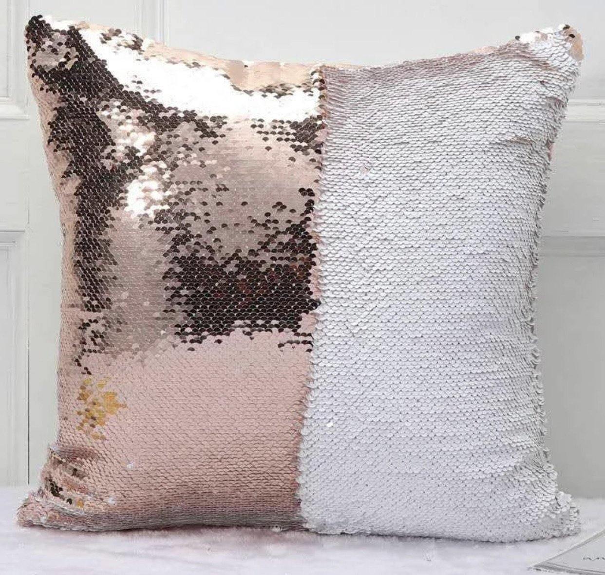 Custom Sequin Pillows - Family First Designs LLC