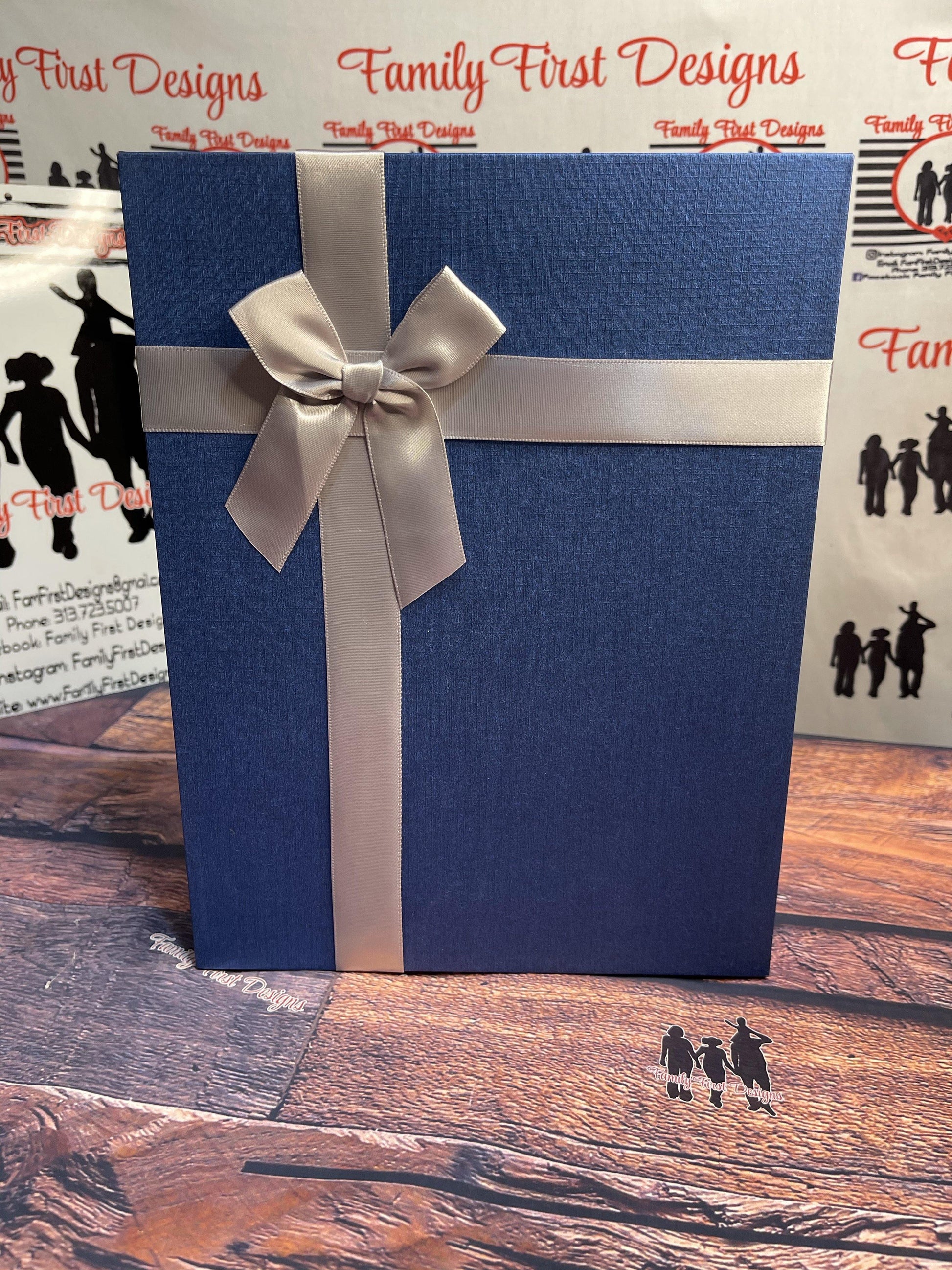 Custom Wine Decanter Set with Gift Box - Family First Designs LLC