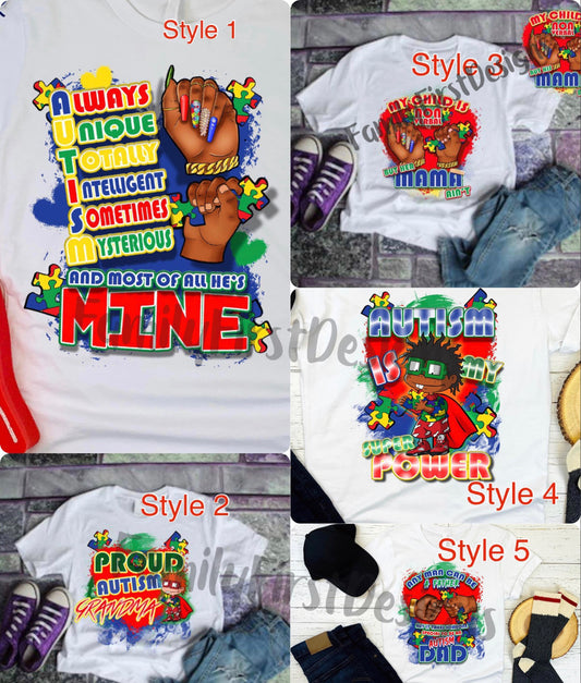 Family Autism T-shirts