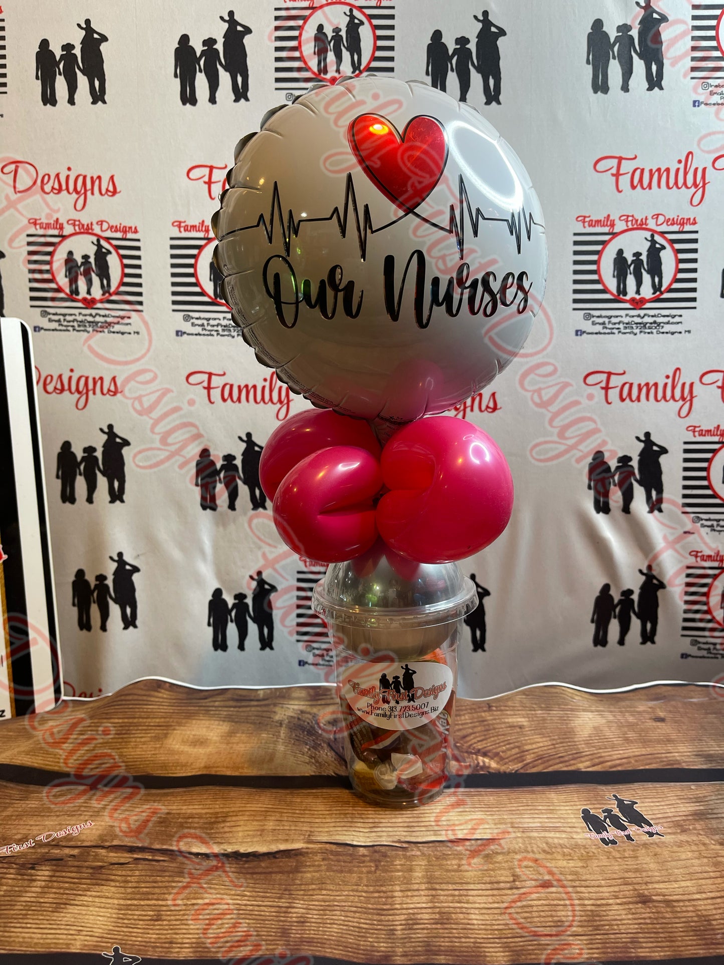 Custom Balloon Candy Cups