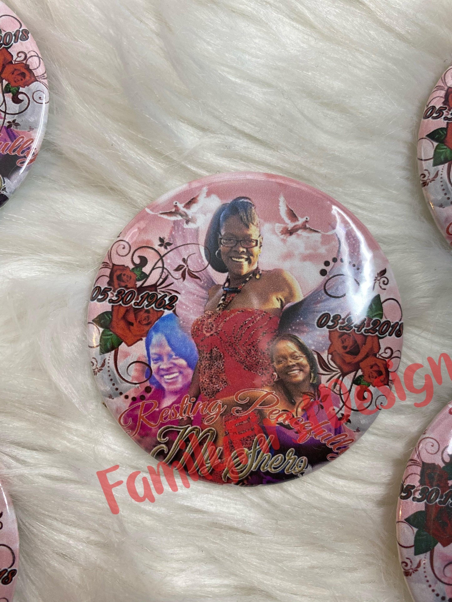 Custom Buttons - Family First Designs LLC