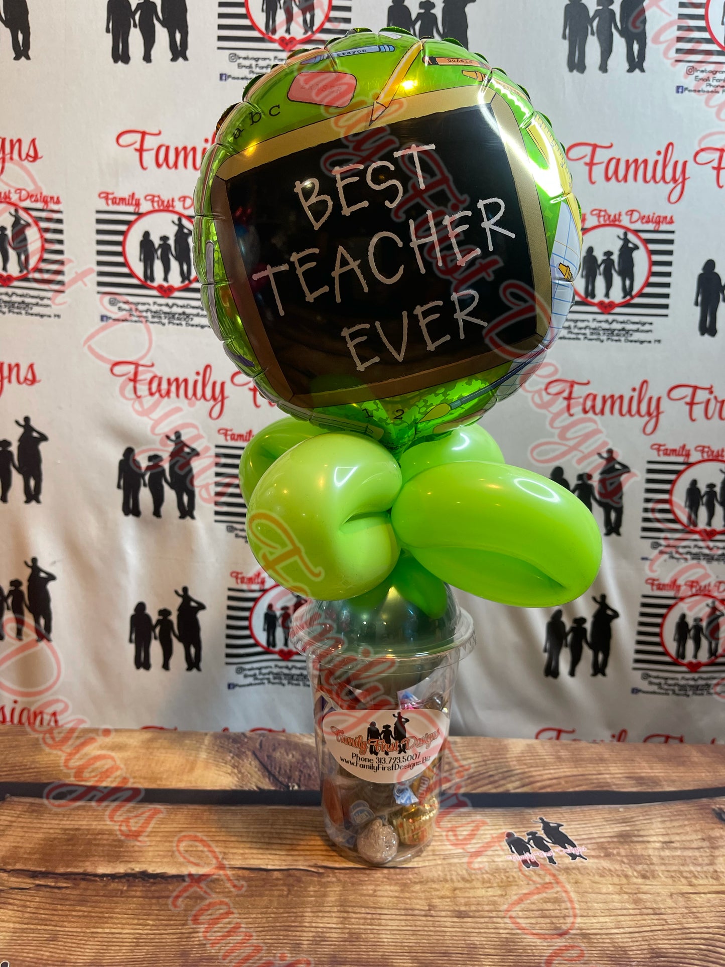 Custom Balloon Candy Cups