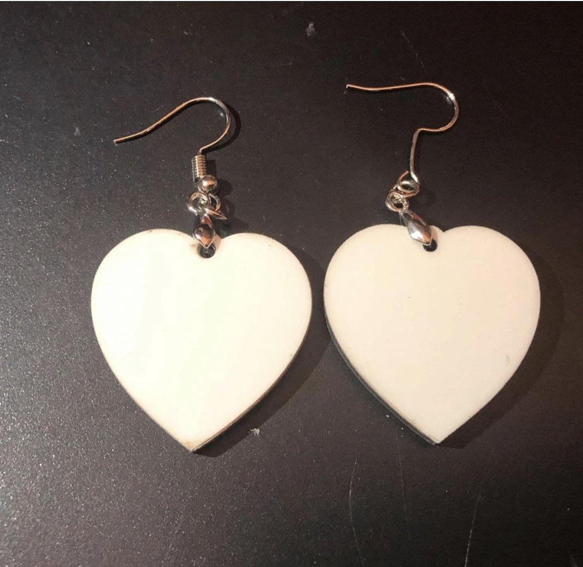 Custom MDF Earrings - Family First Designs LLC