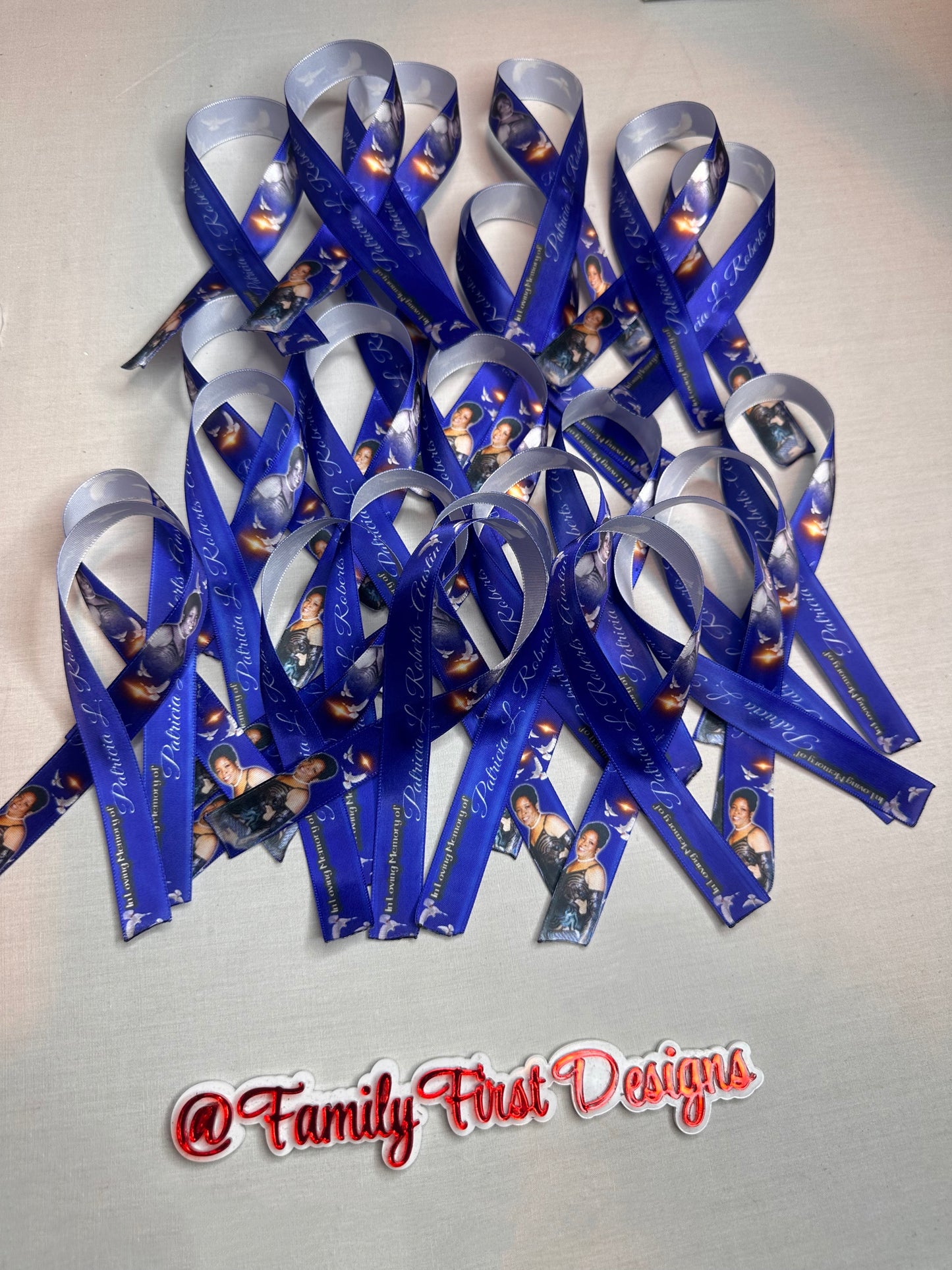 Photo Memorial Ribbons