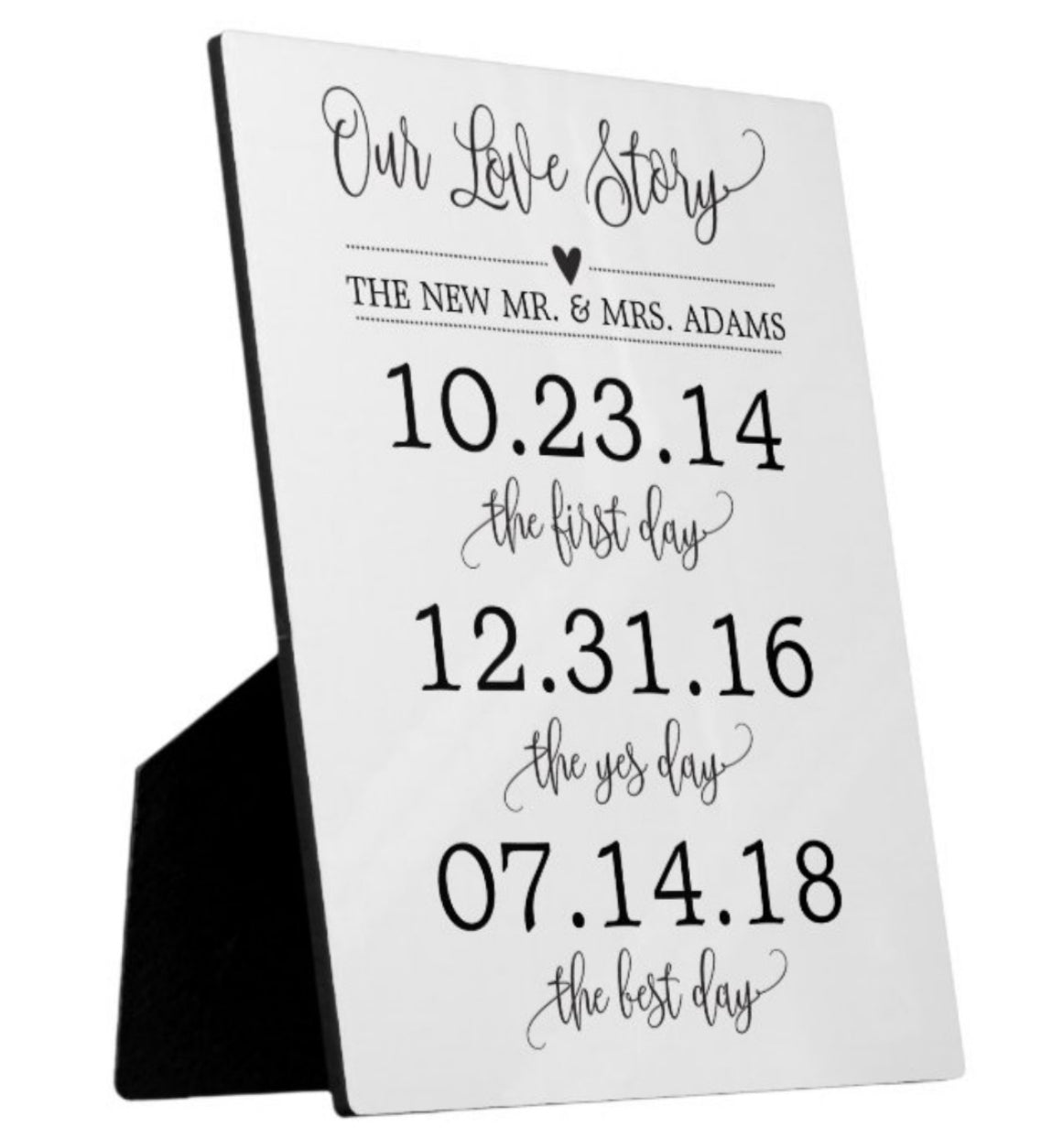 Custom Photo Panel with Stand