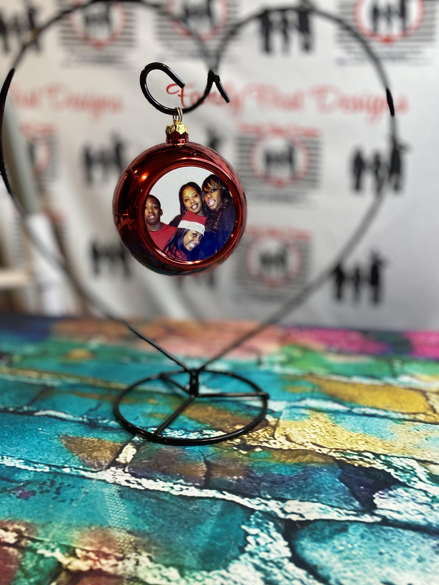 3” Photo Holiday Bulb Ornament - Family First Designs LLC