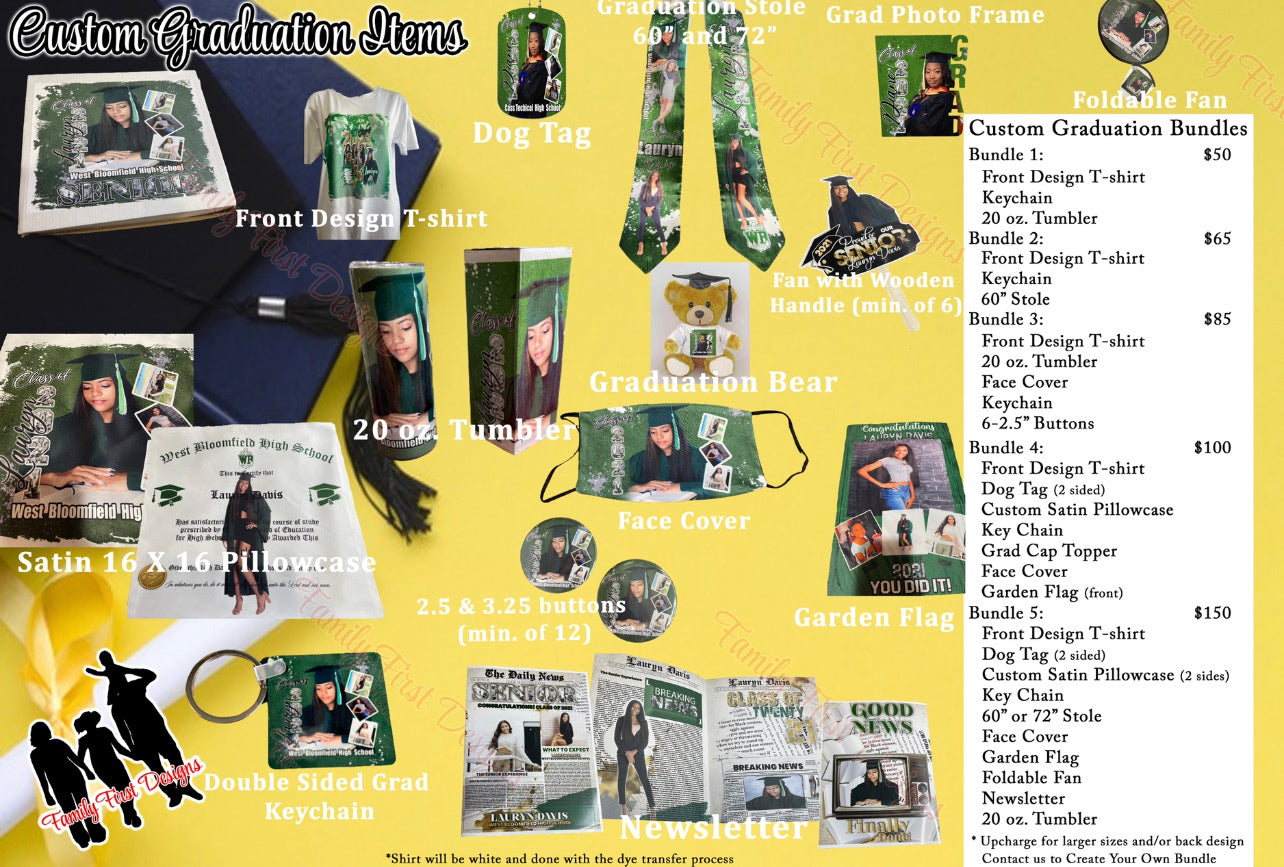 Graduation Bundle Custom Graduation Bundles – Family First Designs LLC