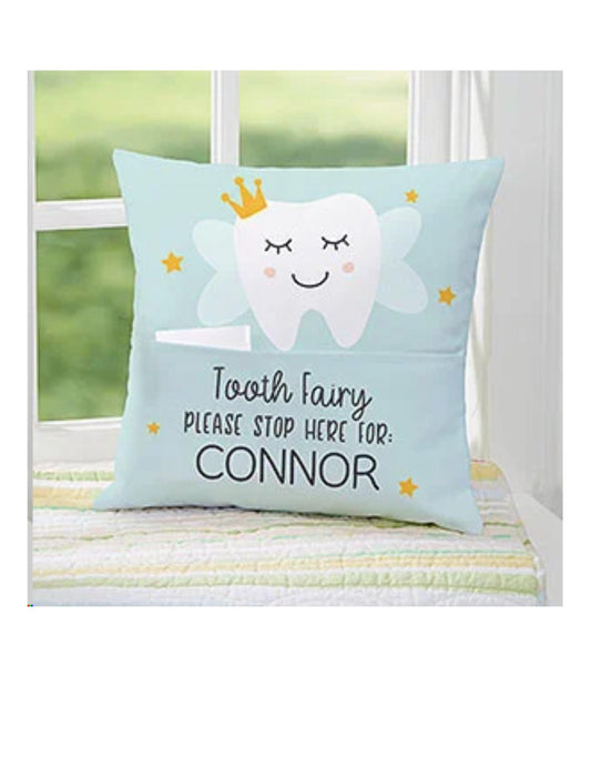 Custom Tooth Fairy Pillows - Family First Designs LLC